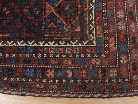 Baluch Brown Hand Knotted 43 X 82  Area Rug 100-110185 Image 10
