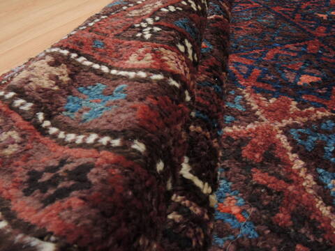 Baluch Brown Hand Knotted 43 X 82  Area Rug 100-110185 Image 11