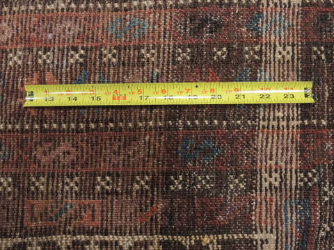 Baluch Brown Hand Knotted 43 X 82  Area Rug 100-110185 Image 12