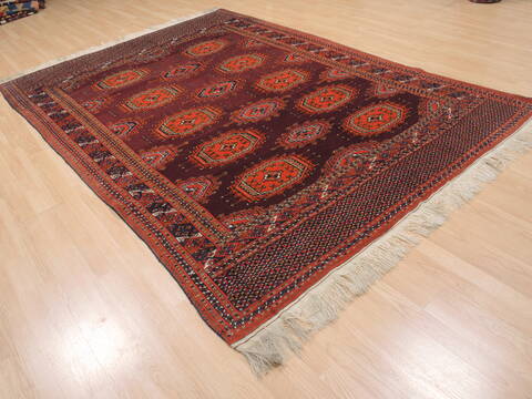 Baluch Red Hand Knotted 64 X 94  Area Rug 100-110198 Image 13