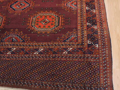 Baluch Red Hand Knotted 64 X 94  Area Rug 100-110198 Image 3