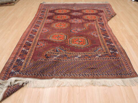Baluch Red Hand Knotted 64 X 94  Area Rug 100-110198 Image 8