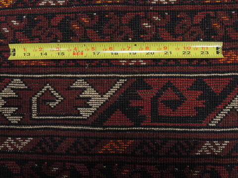 Baluch Red Hand Knotted 65 X 102  Area Rug 100-110199 Image 13