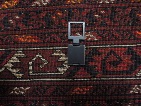 Baluch Red Hand Knotted 65 X 102  Area Rug 100-110199 Image 14