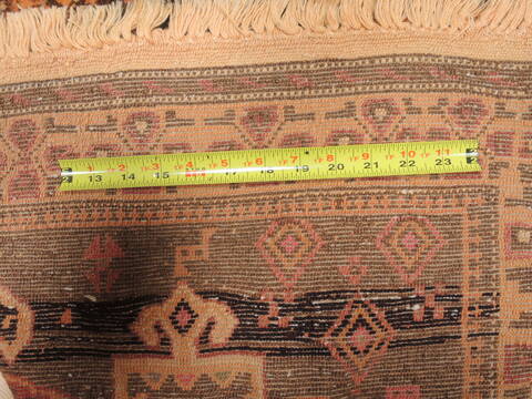 Baluch Brown Hand Knotted 38 X 64  Area Rug 100-110204 Image 4