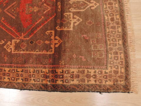 Baluch Brown Hand Knotted 38 X 64  Area Rug 100-110204 Image 9