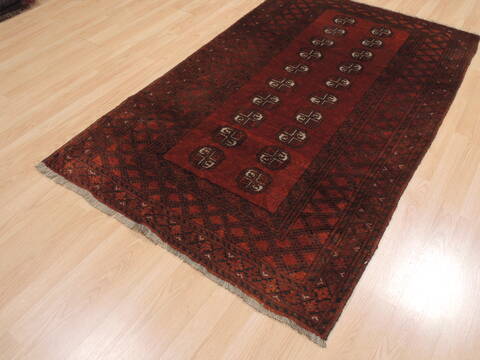 Baluch Brown Hand Knotted 311 X 65  Area Rug 100-110222 Image 2