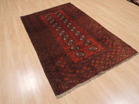 Baluch Brown Hand Knotted 311 X 65  Area Rug 100-110222 Image 3