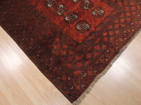 Baluch Brown Hand Knotted 311 X 65  Area Rug 100-110222 Image 4
