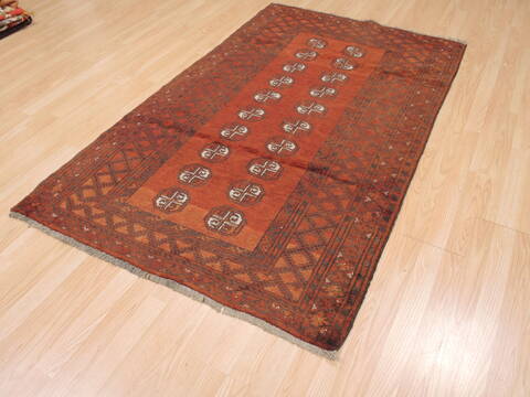 Baluch Brown Hand Knotted 311 X 65  Area Rug 100-110222 Image 6