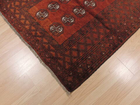 Baluch Brown Hand Knotted 311 X 65  Area Rug 100-110222 Image 7