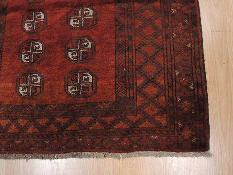 Baluch Brown Hand Knotted 311 X 65  Area Rug 100-110222 Image 8