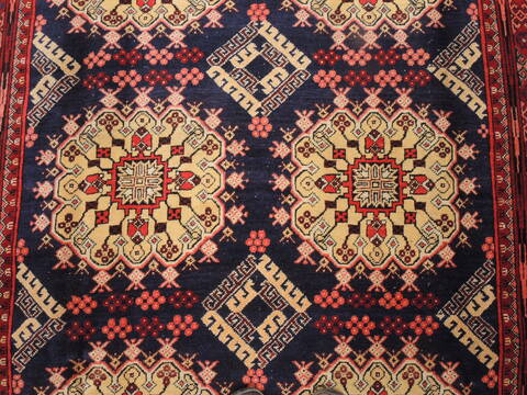 Khan Mohammadi Blue Hand Knotted 71 X 100  Area Rug 100-110226 Image 10