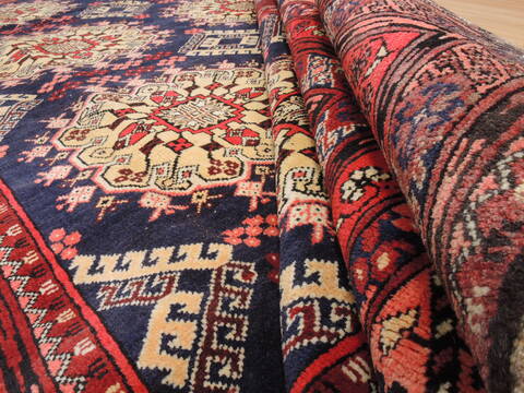 Khan Mohammadi Blue Hand Knotted 71 X 100  Area Rug 100-110226 Image 11
