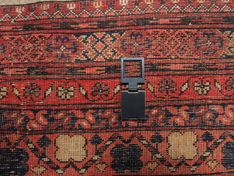 Khan Mohammadi Blue Hand Knotted 71 X 100  Area Rug 100-110226 Image 14