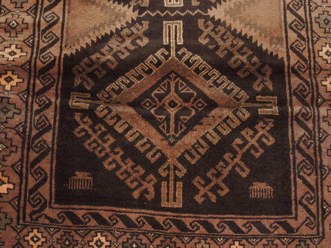 Baluch Brown Hand Knotted 37 X 511  Area Rug 100-110229 Image 7