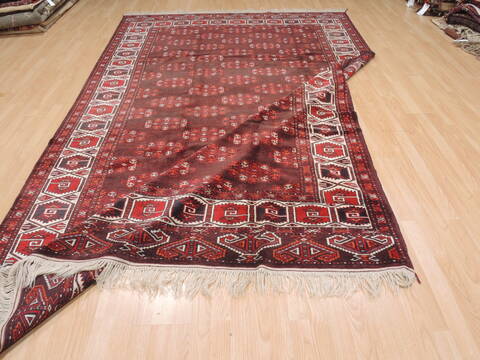 Khan Mohammadi Brown Hand Knotted 71 X 112  Area Rug 100-110231 Image 12