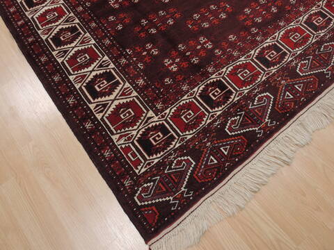 Khan Mohammadi Brown Hand Knotted 71 X 112  Area Rug 100-110231 Image 4