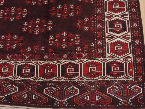 Khan Mohammadi Brown Hand Knotted 71 X 112  Area Rug 100-110231 Image 5