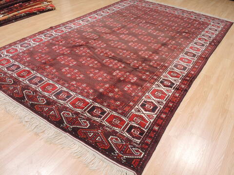 Khan Mohammadi Brown Hand Knotted 71 X 112  Area Rug 100-110231 Image 8