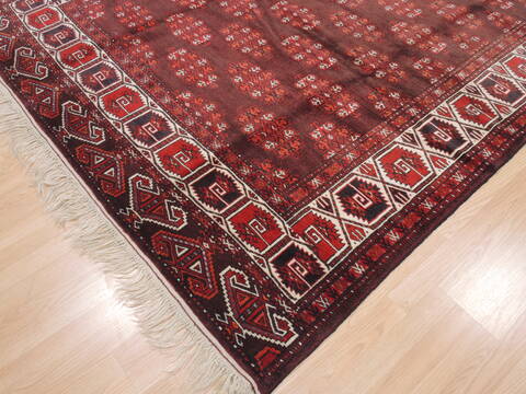 Khan Mohammadi Brown Hand Knotted 71 X 112  Area Rug 100-110231 Image 9