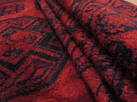 Khan Mohammadi Red Hand Knotted 611 X 100  Area Rug 100-110232 Image 10