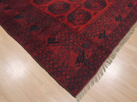 Khan Mohammadi Red Hand Knotted 611 X 100  Area Rug 100-110232 Image 4