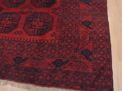 Khan Mohammadi Red Hand Knotted 611 X 100  Area Rug 100-110232 Image 6