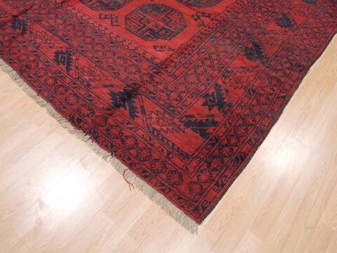 Khan Mohammadi Red Hand Knotted 611 X 100  Area Rug 100-110232 Image 8