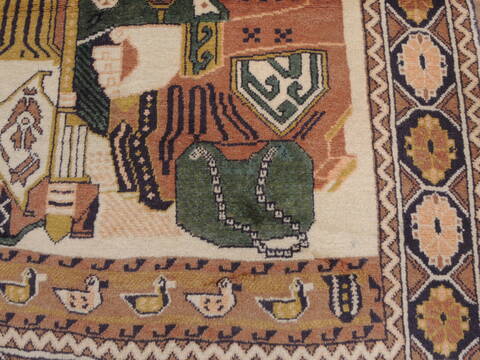 Baluch Beige Hand Knotted 33 X 53  Area Rug 100-110245 Image 5