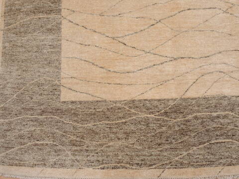 Kathmandu Beige Hand Knotted 810 X 123  Area Rug 100-110248 Image 5