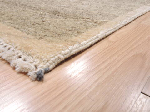 Kathmandu Beige Hand Knotted 810 X 123  Area Rug 100-110248 Image 9