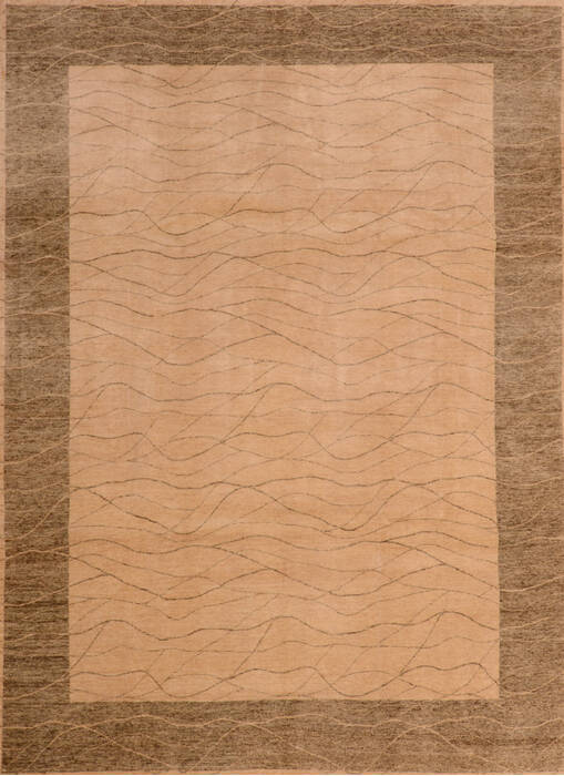 Kathmandu Beige Hand Knotted 810 X 123  Area Rug 100-110248 Image 0