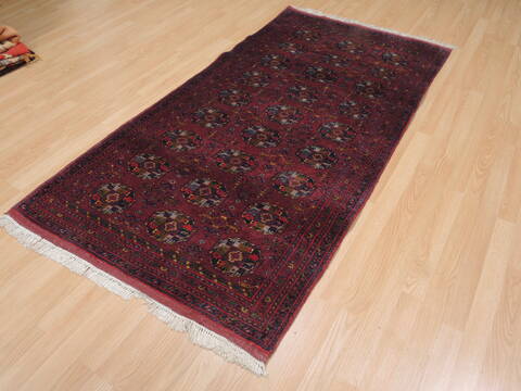 Baluch Red Runner Hand Knotted 34 X 67  Area Rug 100-110250 Image 10