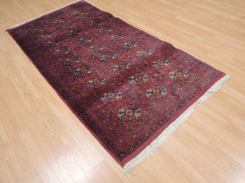 Baluch Red Runner Hand Knotted 34 X 67  Area Rug 100-110250 Image 11