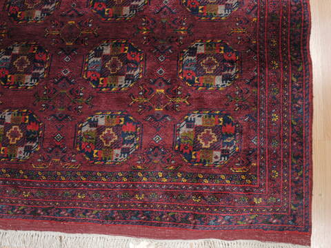 Baluch Red Runner Hand Knotted 34 X 67  Area Rug 100-110250 Image 13