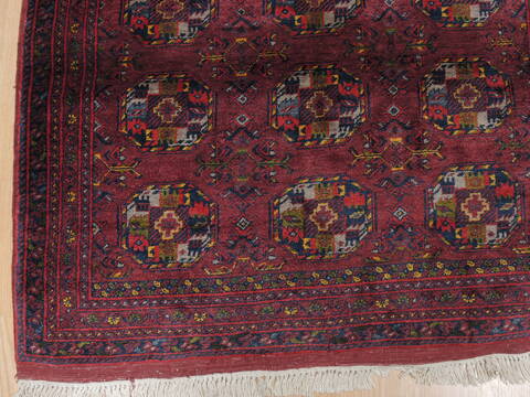 Baluch Red Runner Hand Knotted 34 X 67  Area Rug 100-110250 Image 1