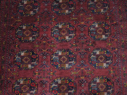 Baluch Red Runner Hand Knotted 34 X 67  Area Rug 100-110250 Image 2