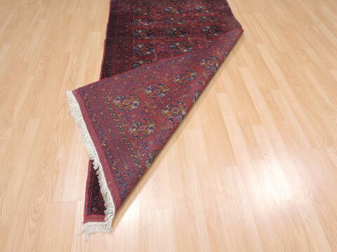 Baluch Red Runner Hand Knotted 34 X 67  Area Rug 100-110250 Image 4