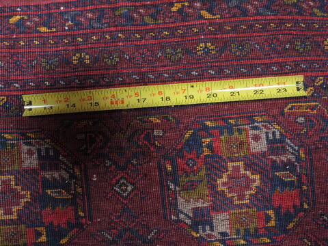 Baluch Red Runner Hand Knotted 34 X 67  Area Rug 100-110250 Image 5