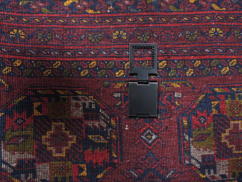 Baluch Red Runner Hand Knotted 34 X 67  Area Rug 100-110250 Image 6