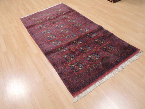 Baluch Red Runner Hand Knotted 34 X 67  Area Rug 100-110250 Image 8