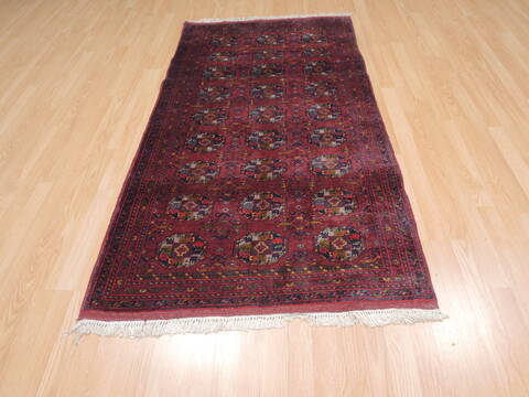 Baluch Red Runner Hand Knotted 34 X 67  Area Rug 100-110250 Image 9