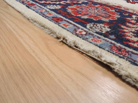 Heriz Beige Hand Knotted 61 X 88  Area Rug 100-110256 Image 12