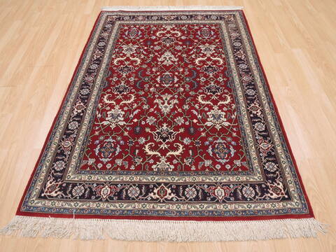 Heriz Red Hand Knotted 40 X 59  Area Rug 100-110258 Image 1