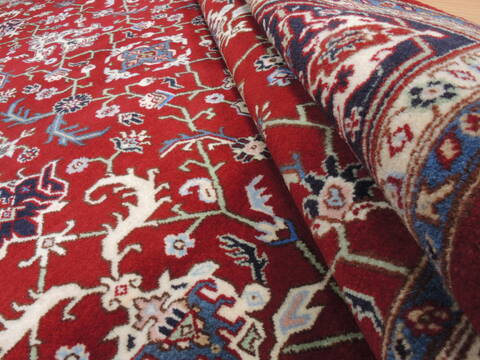 Heriz Red Hand Knotted 40 X 59  Area Rug 100-110258 Image 8