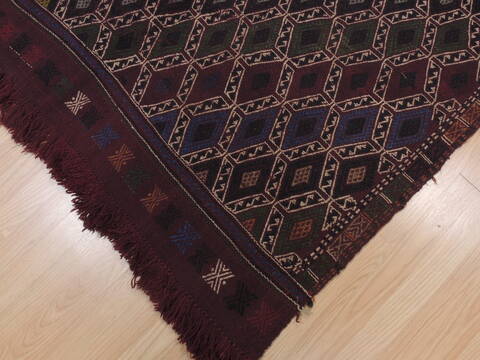 Kilim Red Hand Knotted 52 X 711  Area Rug 100-110261 Image 5