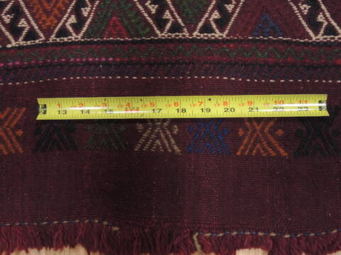 Kilim Red Hand Knotted 52 X 711  Area Rug 100-110261 Image 8
