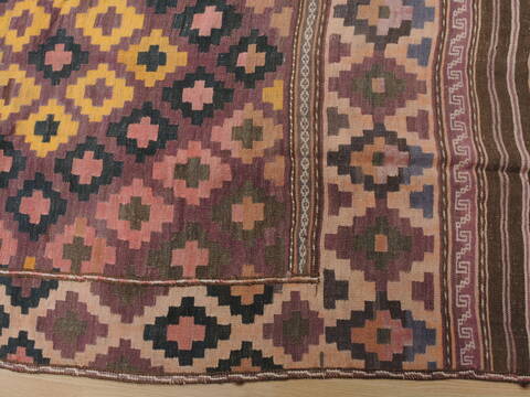 Kilim Brown Flat Woven 69 X 118  Area Rug 100-110265 Image 5