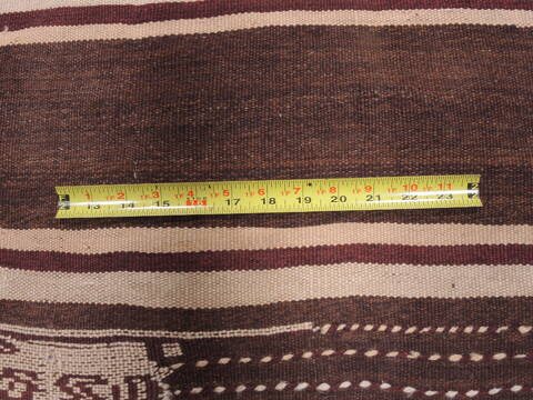 Kilim Brown Runner Flat Woven 46 X 116  Area Rug 100-110267 Image 12